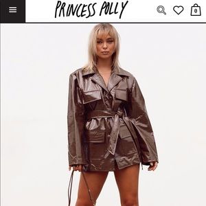 Leather jacket from princess Polly size M